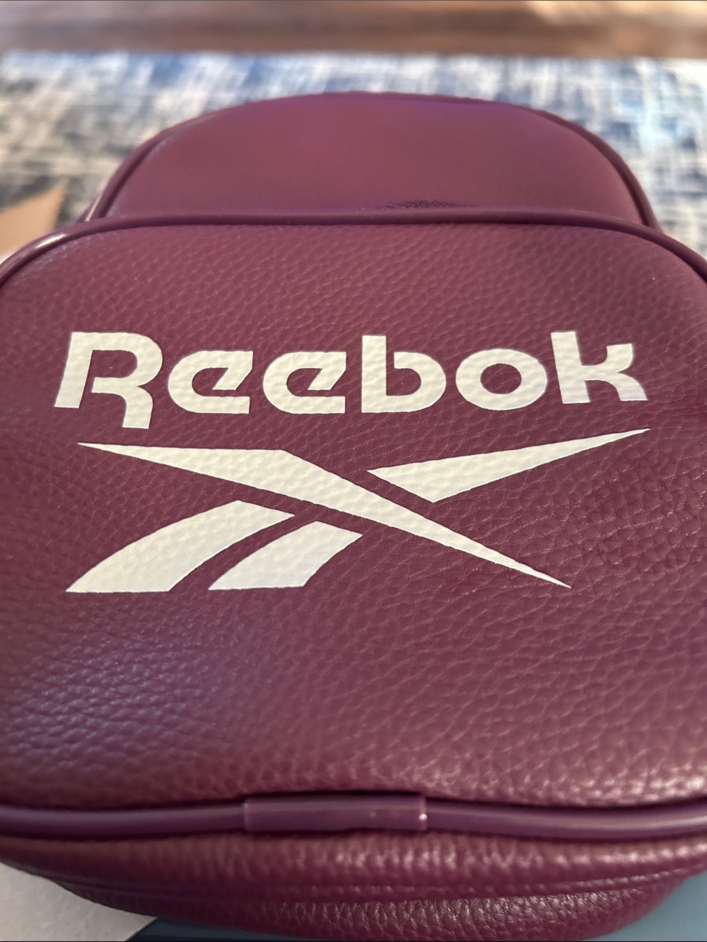 Reebok Maroon Belt Bag with White Logo